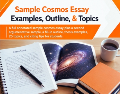 Sample Cosmos Essay Examples Outline and Topics