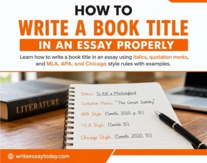 How to Write a Book Title in an Essay